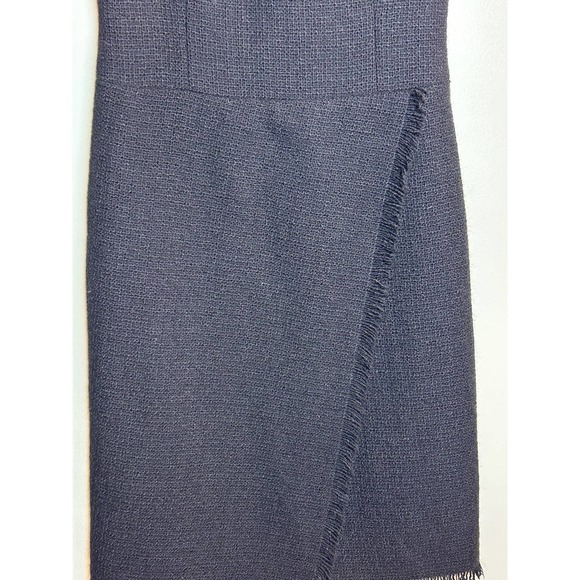 J. Crew Vintage Wool Business Career Black Dress Size 8 Classic Neutral Style - Picture 3 of 10